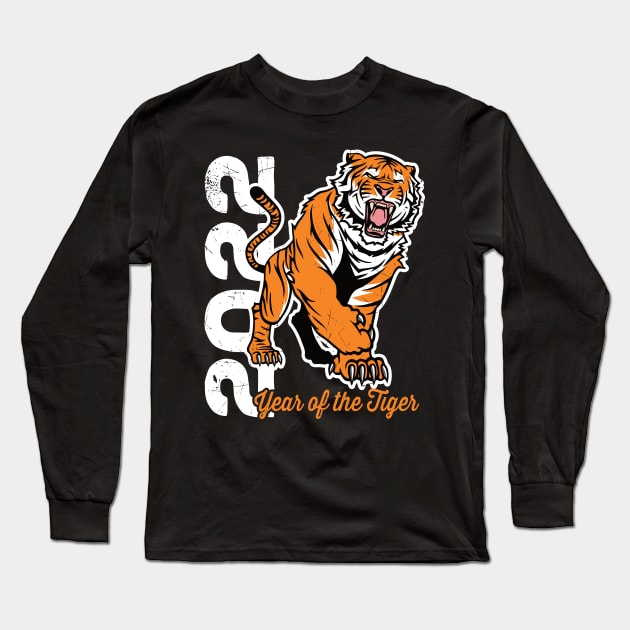 Year of the Tiger 2022 Long Sleeve T-Shirt by RadStar